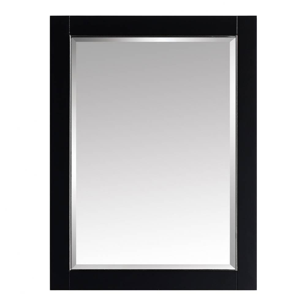 Avanity Mason 24 in. Mirror in Black with Silver Trim