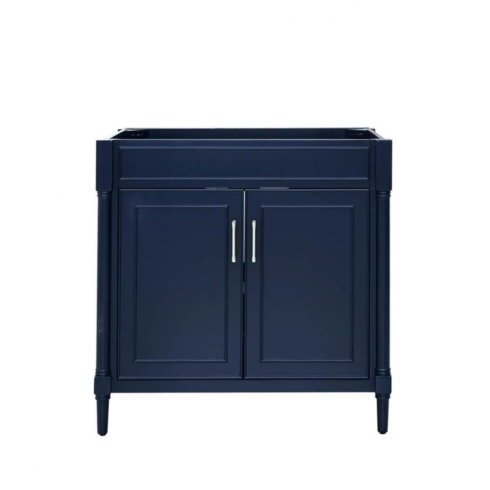 Avanity Bristol 36 in. Vanity Only in Navy Blue