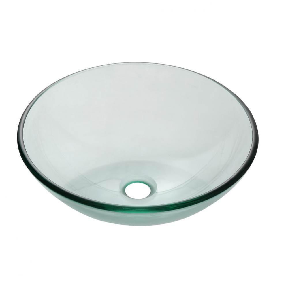Tempered Glass Vessel - Clear