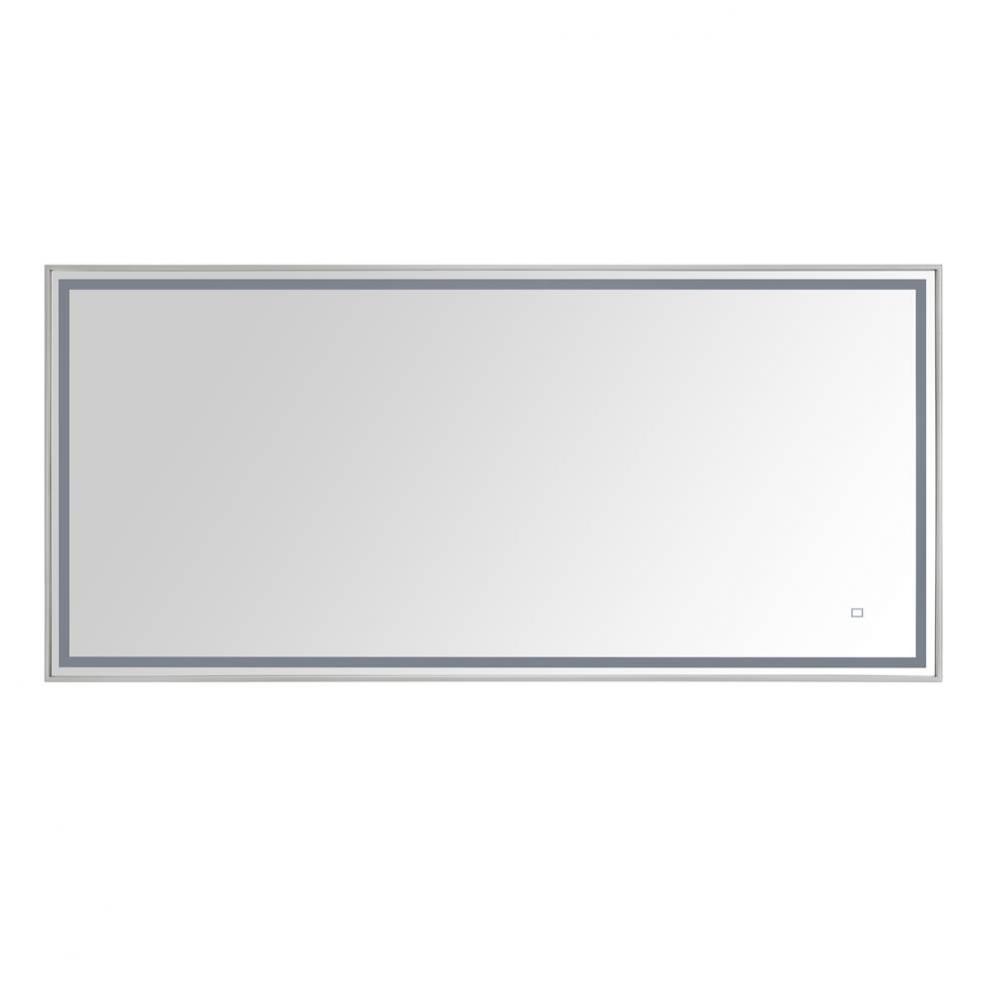 Avanity 59 in. LED Mirror in Stainless Steel