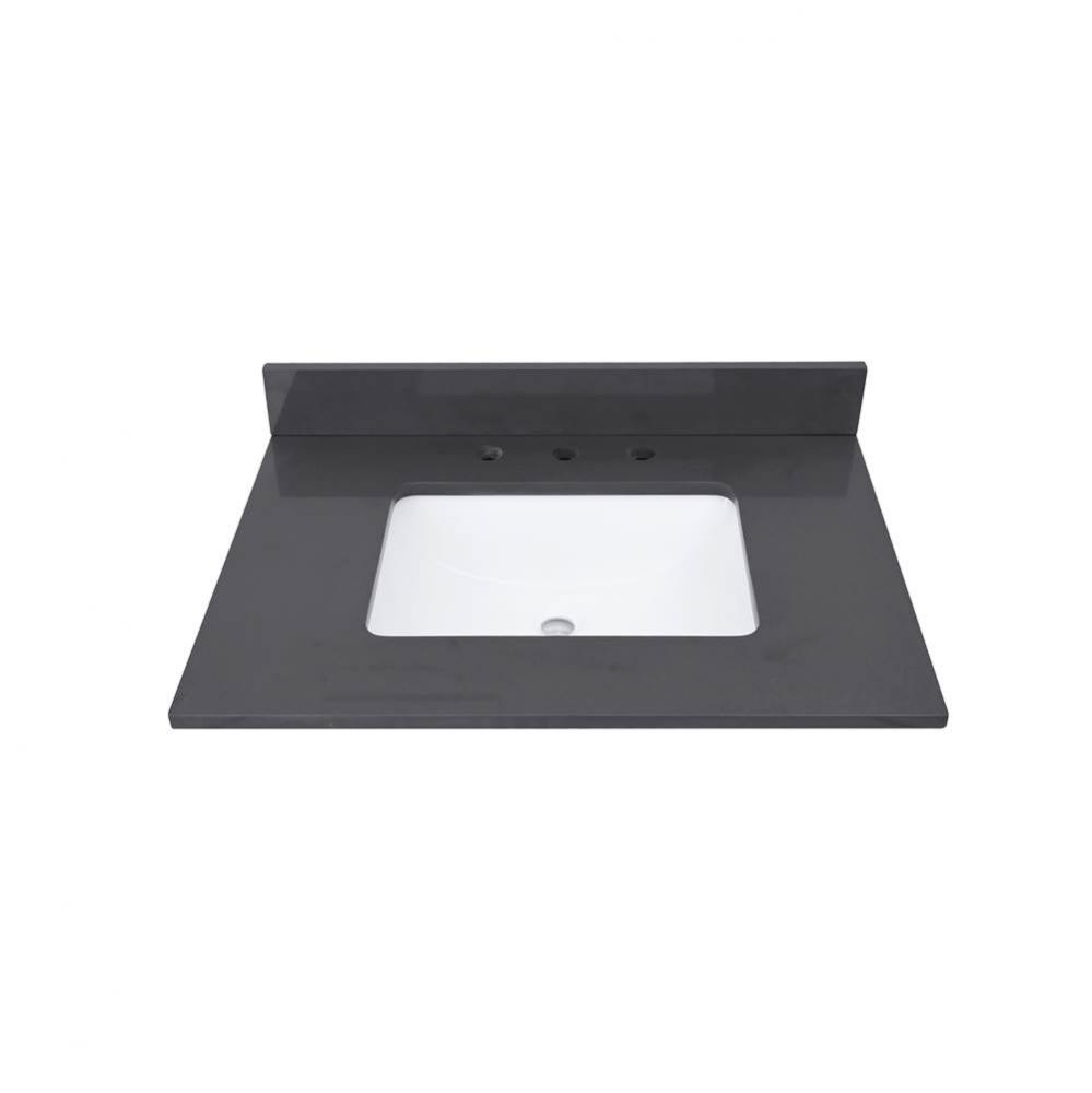 Avanity 31 in. Lotte Radianz Ural Gray Quartz Top with Rectangular Sink