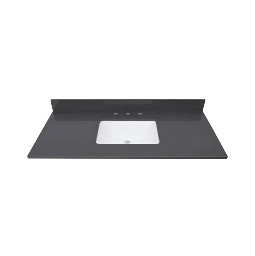 Avanity 43 in. Lotte Radianz Ural Gray Quartz Top with Rectangular Sink
