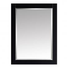 Avanity 18123-M24-BKS - Avanity Mason 24 in. Mirror in Black with Silver Trim