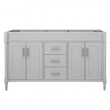 Avanity BRISTOL-V60-LG - Avanity Bristol 60 in. Vanity Only in Light Gray