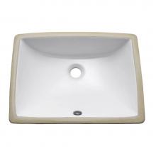 Avanity CUM20WT-R - 20 in. Undermount Rectangular Vitreous China Sink in White