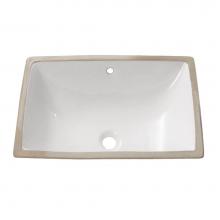 Avanity CUM22WT-R - Undermount 22 in. Rectangular Vitreous China Sink in White