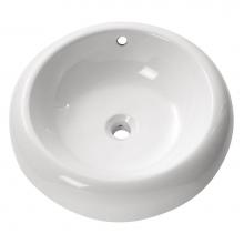 Avanity CVE500RD - Above counter 19.7 in. Round Vitreous China Sink in White