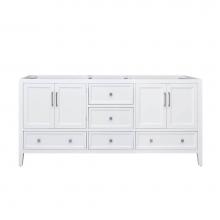 Avanity 20128-V72-WT - Avanity Everette 72 in. Double Vanity Only in White