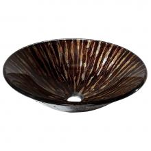 Avanity GVE450GE - Tempered Glass Vessel - Golden Ebony