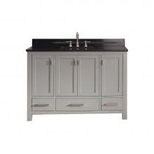 Avanity MODERO-VS48-CG-A - Avanity Modero 49 in. Vanity in Chilled Gray finish with Black Granite Top