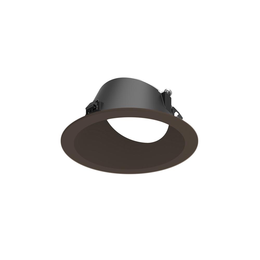 3&#34; Apollo Round Flanged Wall Wash Trim, Bronze Finish
