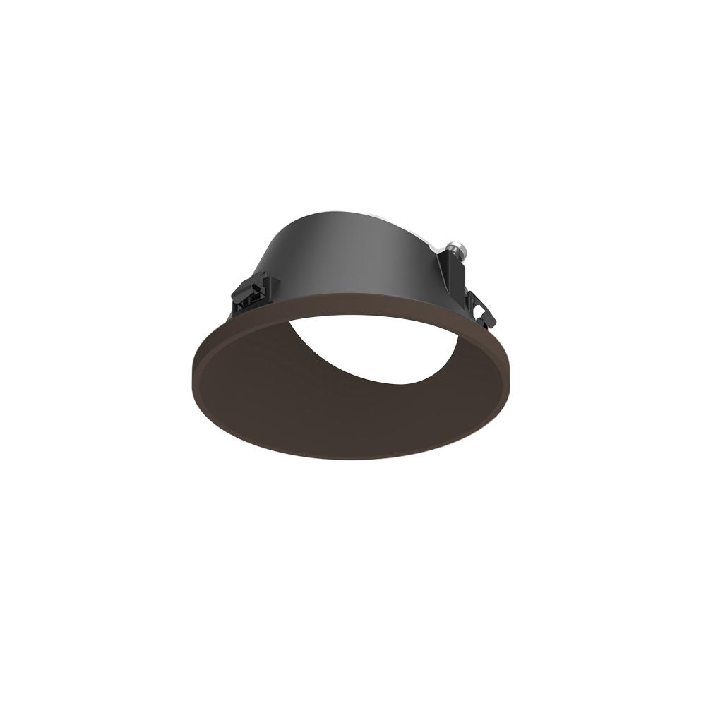 3&#34; Apollo Round Flangeless Wall Wash Trim, Bronze Finish