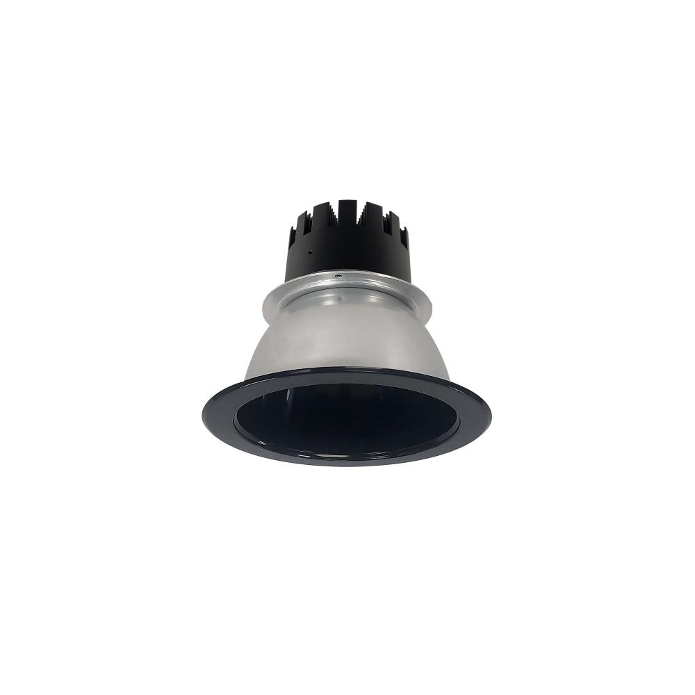 4&#34; Sapphire III Round Open Reflector, 900lm, 3500K, Flood Optic, Black Reflector/Black Flange