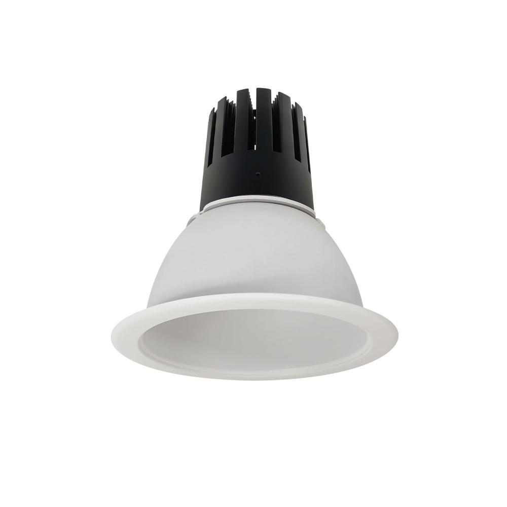 6&#34; Sapphire III Round Open Reflector for Integral EM Test Switch, 3500lm, 3000K, Flood Optic,