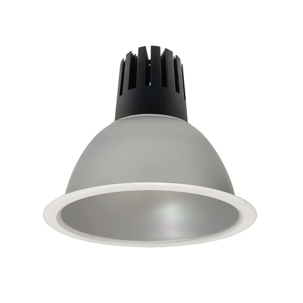 8&#34; Sapphire III Round Open Reflector, 4500lm, 2700K, Flood Optic, Haze Reflector/Matte Powder