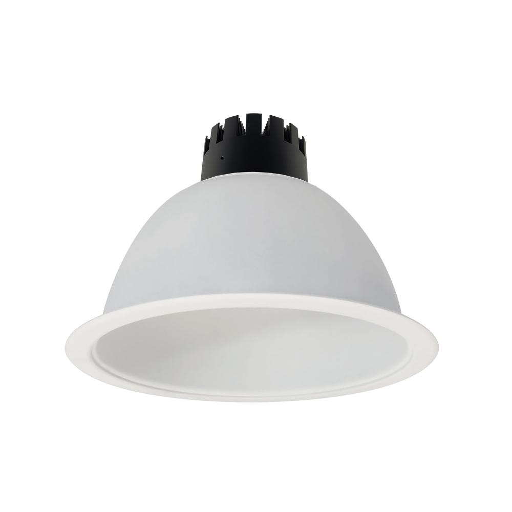 8&#34; Sapphire III Round Open Reflector for Integral EM Test Switch, 900lm, 3000K, Flood Optic,