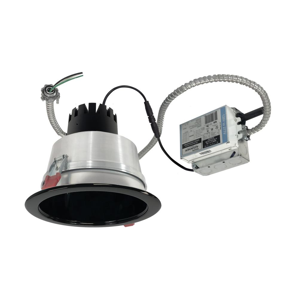 6&#34; Sapphire III Retrofit, Black Reflector/Black Flange, 120-277V; 0-10V Dimming, 1500lm / 16W,