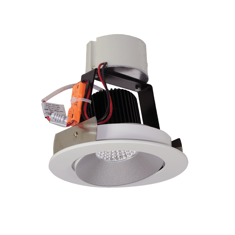 4&#34; Iolite LED Round Adjustable Cone Retrofit, 1000lm / 12W, 2700K, Haze Reflector / White Flange