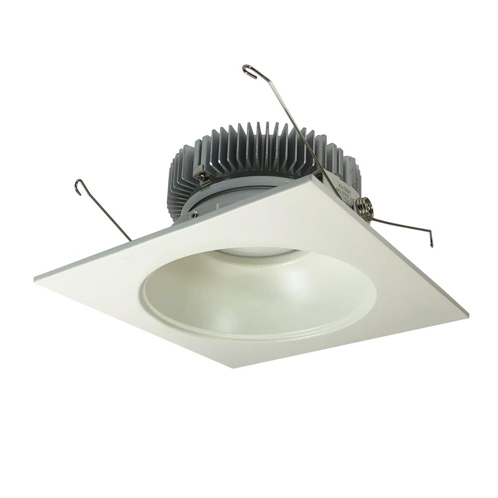 6&#34; Cobalt Dedicated High Lumen Square/Round, 1500lm, 2700K, Matte Powder White Reflector / Matte