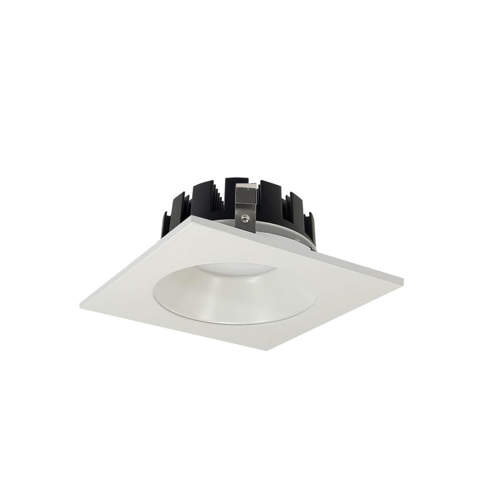 4&#34; Marquise III Square Open Reflector, 900lm, 3000K, Flood Optic, White Reflector/White Flange