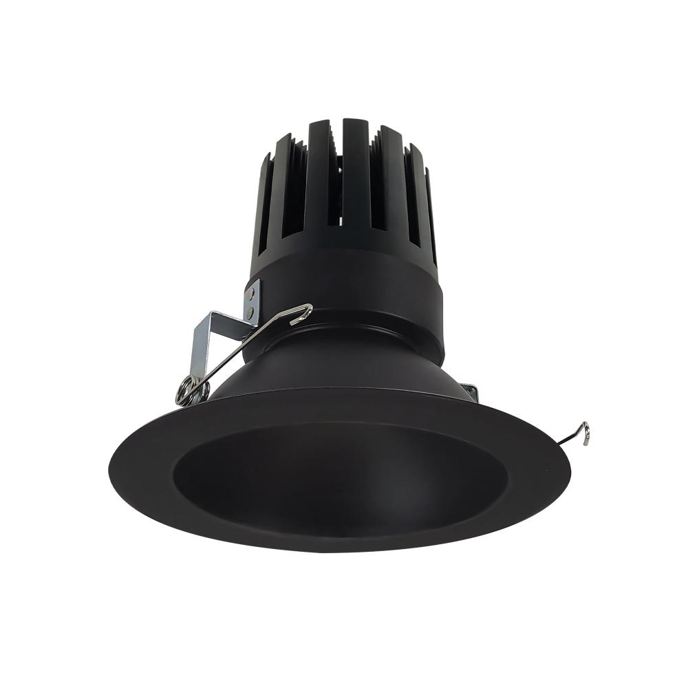6&#34; Marquise III Round Open Reflector, 2000lm, 3000K, Flood Optic, Black Reflector/Black Flange