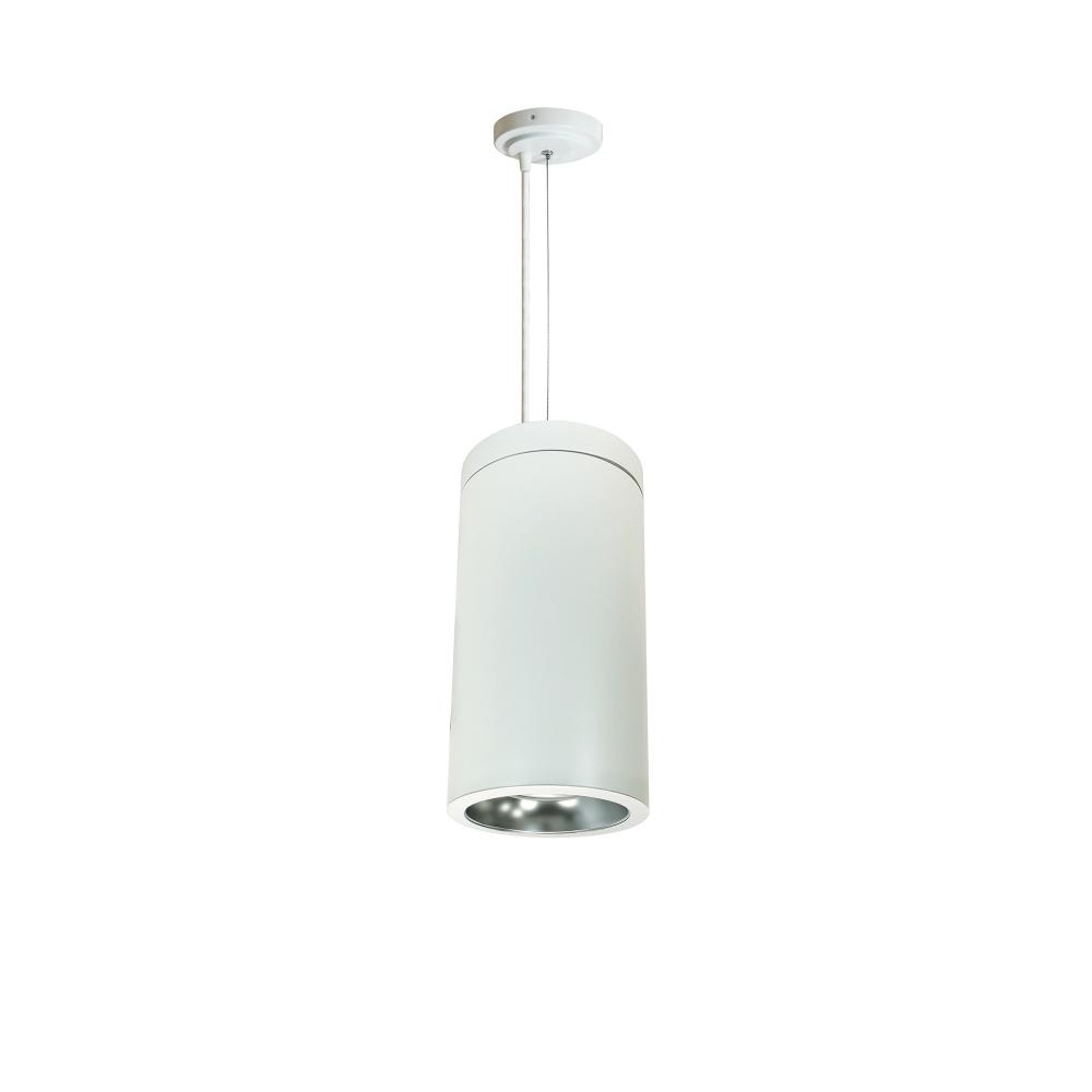 6&#34; Cobalt Cable Mount Cylinder, White, 1000L, 3000K, Diffused/White Reflector, 120V
