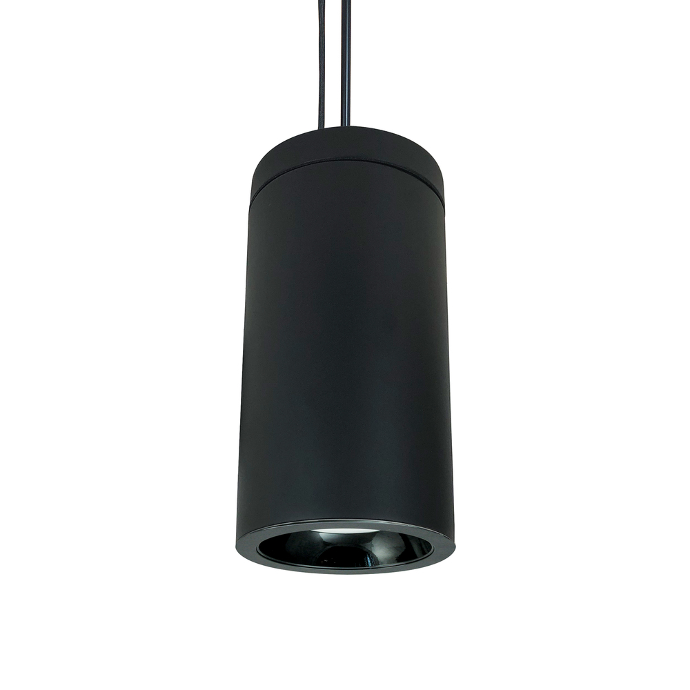 6&#34; Cobalt Pendant Mount Cylinder, Black, 1000L, 3500K, Black Reflector, 120V Triac/ELV/0-10V &
