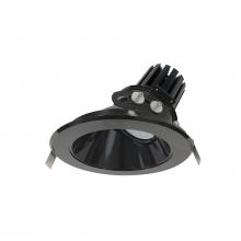 Nora NC3-69L430NBB - 6" Sapphire III Round Adjustable Reflector, 3500lm, 3000K, Narrow Flood Optic, Black