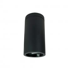 Nora NYLD2-6S10130BBB - 6" Cobalt Surface Mount Cylinder, Black, 1000L, 3000K, Black Reflector, 120V Triac/ELV Dimming