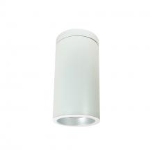 Nora NYLD2-6S10140HZWW - 6" Cobalt Surface Mount Cylinder, White, 1000L, 4000K, Haze/White Reflector, 120V Triac/ELV
