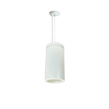 Nora NYLS3-6C1L240FP01WWW/PEM - 6" Sapphire III Cable Mount White Cylinder, Pre-Wired for EM Driver, Matte Powder White
