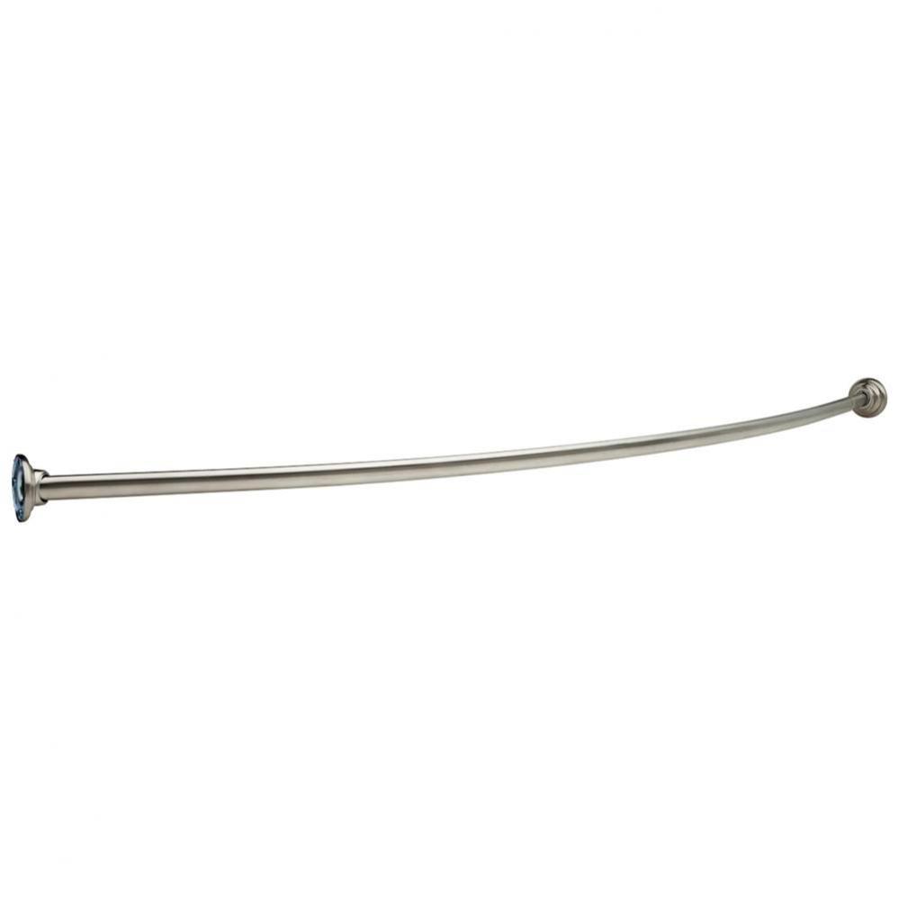 Commercial 1&apos;&apos; x 5&apos;&apos; Shower Rod with Brackets (6&apos;&apos; Bow)
