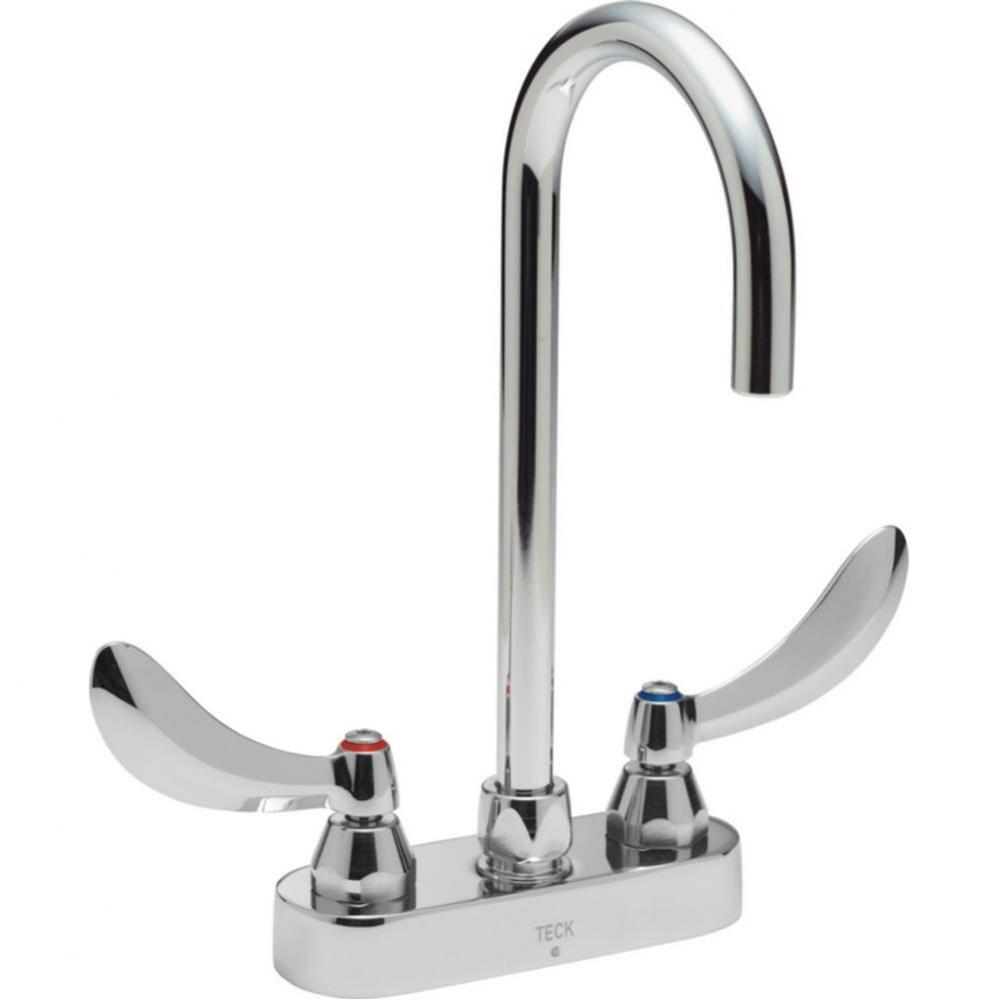 Commercial 27C4 / 27C5 / 27C6: Two Handle 4&apos;&apos; Deck Mount Faucet