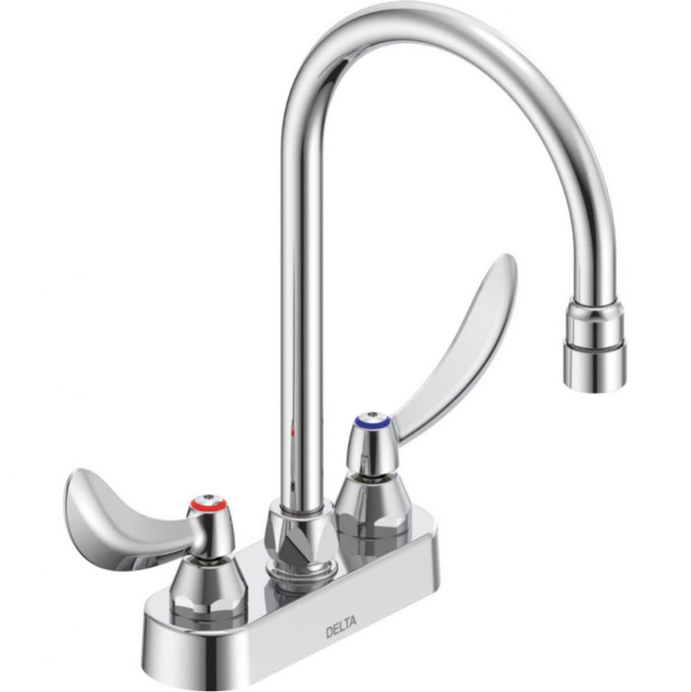 Commercial 27C4 / 27C5 / 27C6: Two Handle 4&apos;&apos; Deck Mount Faucet
