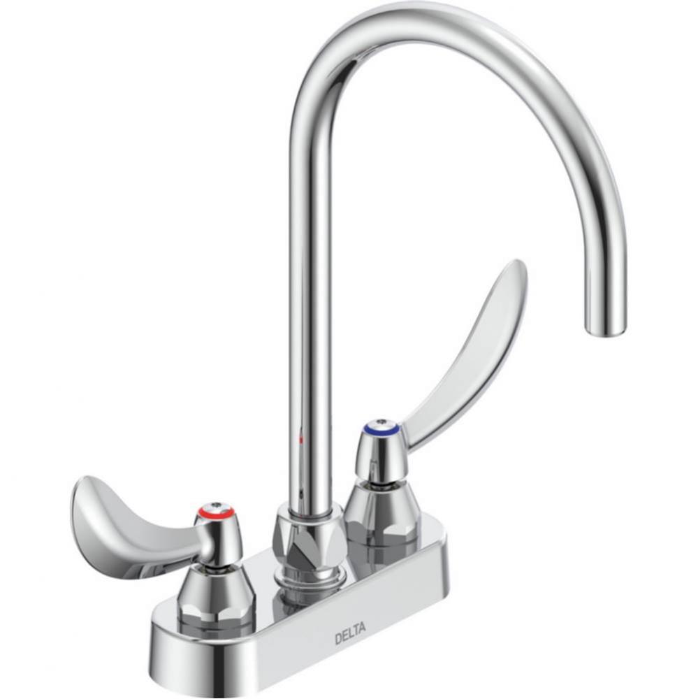 Commercial 27C4 / 27C5 / 27C6: Two Handle 4&apos;&apos; Deck Mount Faucet