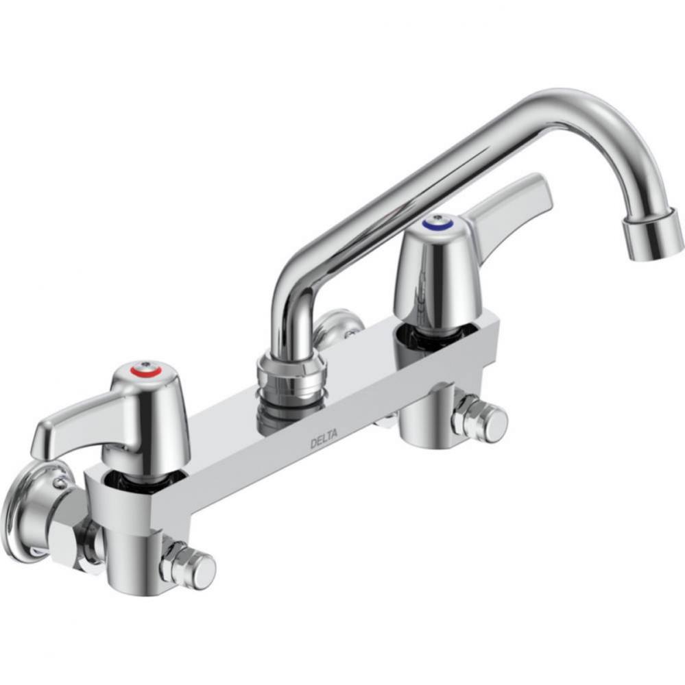 Commercial 28C3 / 28C4 / 28C6: Two Handle 8&apos;&apos; Wall Mount Service Sink Faucet