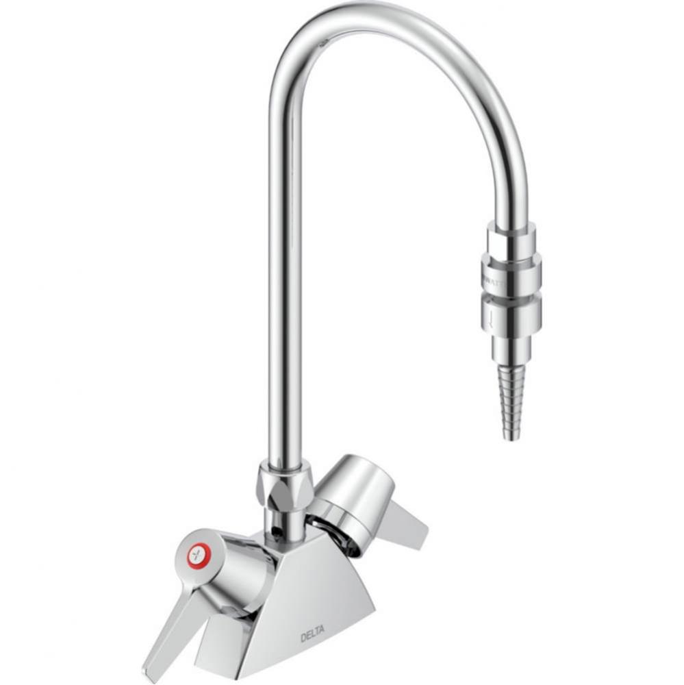 Commercial W67 Series Mixing Faucet: Two Handle 2 3/4&apos;&apos; Deck Mount Laboratory Mixing Fau