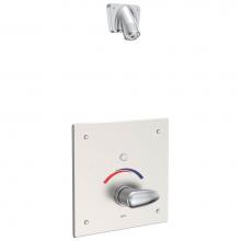 Delta Commercial 860T167 - ELECTRONIC PUSH BUTTON SHOWER HW