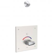 Delta Commercial 860T177 - ELECTRONIC PUSH BUTTON SHOWER HW