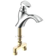 Delta Commercial 87T111 - ADA LEVER METERING FAUCET W/MIXING TEE