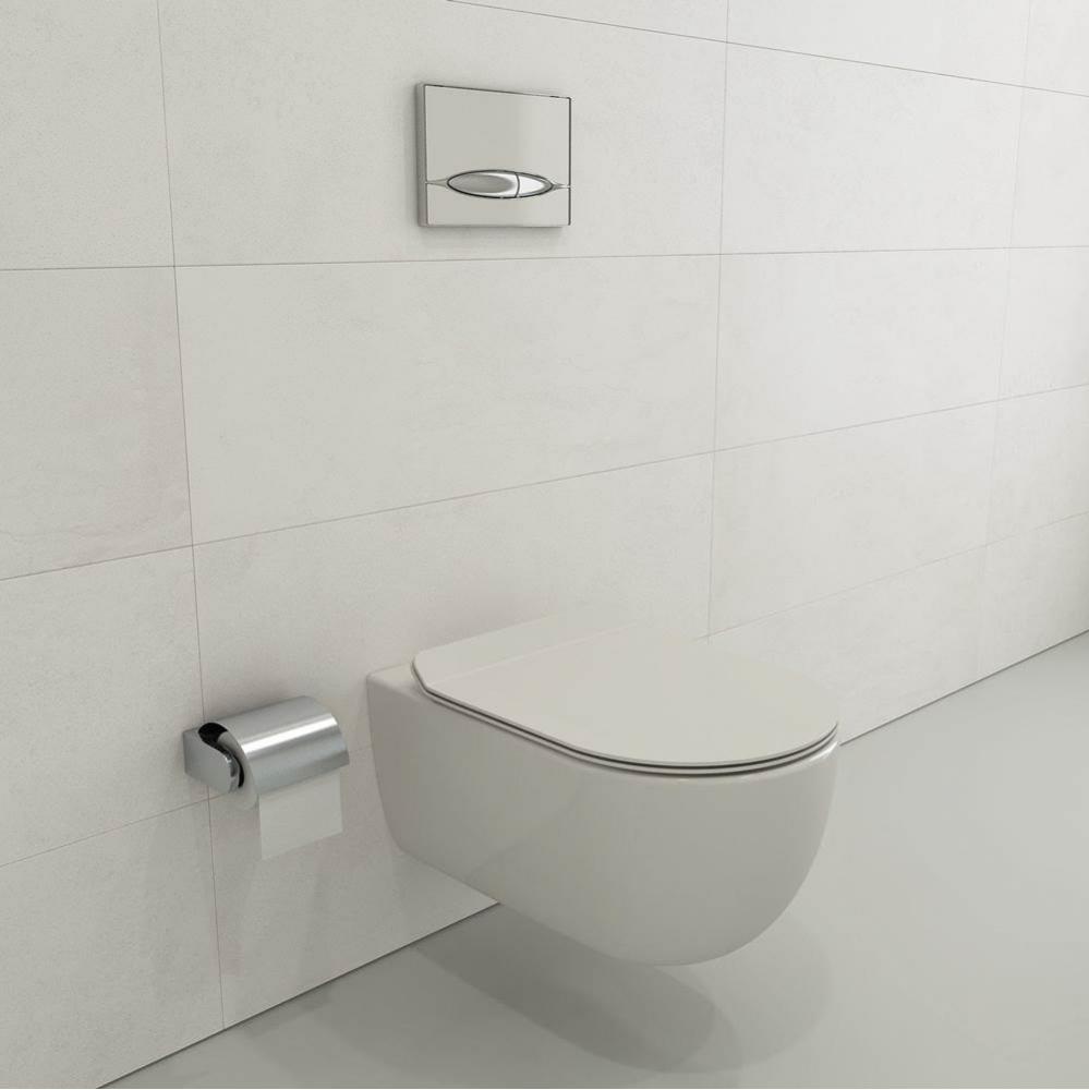 Vettore Wall-Hung Toilet Bowl in Biscuit