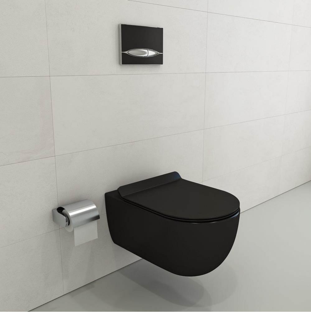 Vettore Soft-Close Toilet Seat in Matte Black