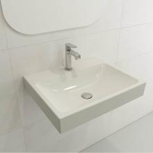 BOCCHI 1077-014-0126 - Scala Arch Wall-Mounted Sink Fireclay 23.75 in. 1-Hole in Biscuit