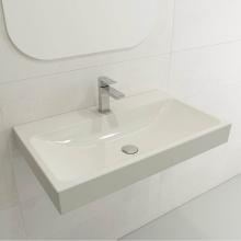 BOCCHI 1078-014-0126 - Scala Arch Wall-Mounted Sink Fireclay 32 in. 1-Hole in Biscuit