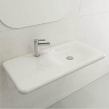 BOCCHI 1490-001-0126 - Fenice Wall-Mounted Sink Fireclay 35.5 in. 1-Hole in White