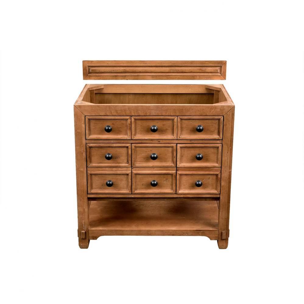 Malibu 36&apos;&apos; Single Vanity Cabinet, Honey Alder