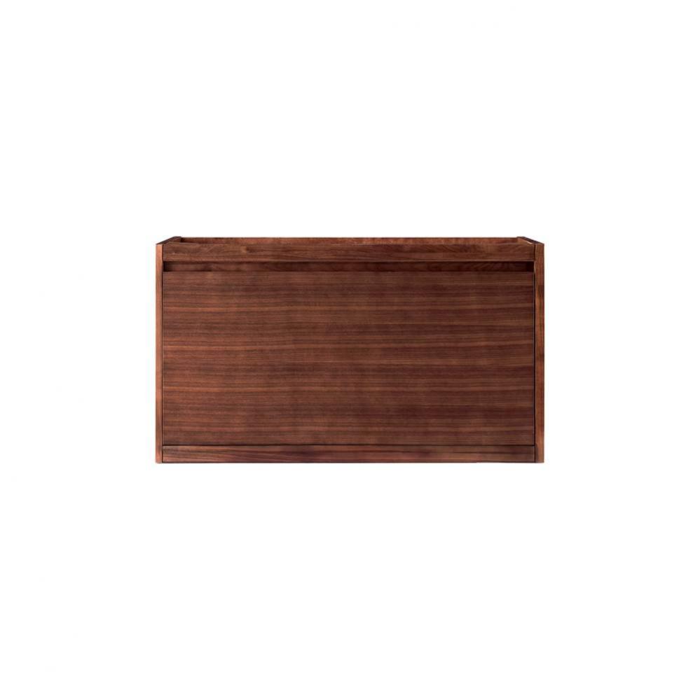 Milan 35.4&apos;&apos; Single Vanity Cabinet, Mid Century Walnut