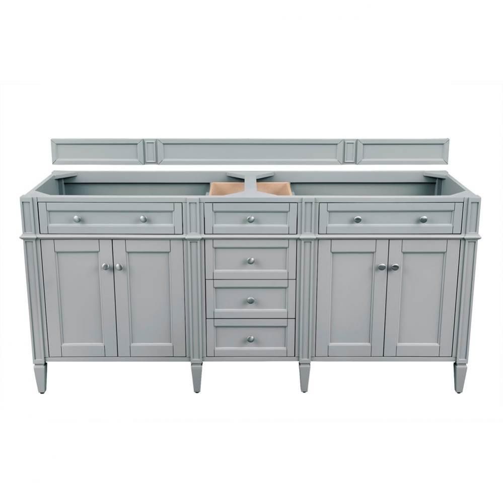 Brittany 72&apos;&apos; Double Vanity Cabinet, Urban Gray