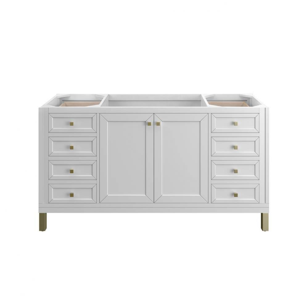 Chicago 60&apos;&apos; Single Vanity, Glossy White