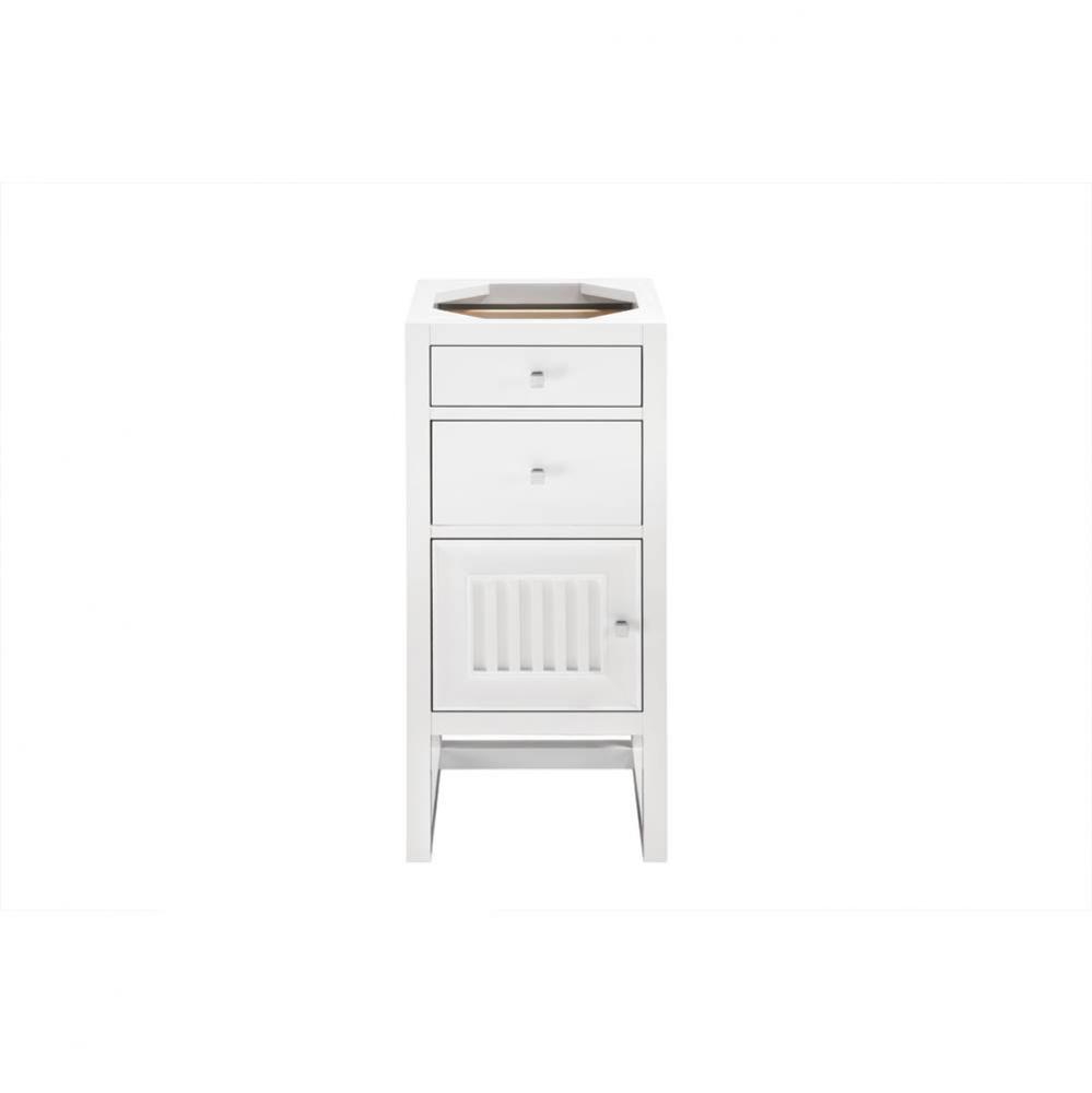 Athens 15&apos;&apos; Base Cabinet Only w/ Drawers &amp; Left Door, Glossy White